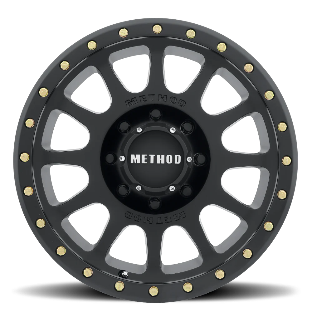 Method 305 NV MATTE BLACK 20x10 / 6x5.5 / -18/4.76, 108 Hub Bore - MR30521060518N