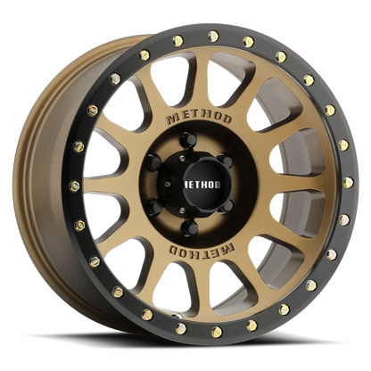 Method 305 NV METHOD BRONZE - MATTE BLACK LIP 17x8.5 / 5x5.5 / 0/4.75, 108 Hub Bore - MR30578555900 Method Wheels