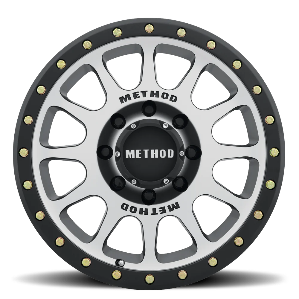 Method 305 NV MACHINED - MATTE BLACK LIP 17x8.5 / 5x5 / 0/4.75, 94 Hub Bore - MR30578550300