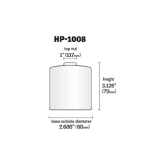 K&N High Performance Oil Filter - HP-1008
