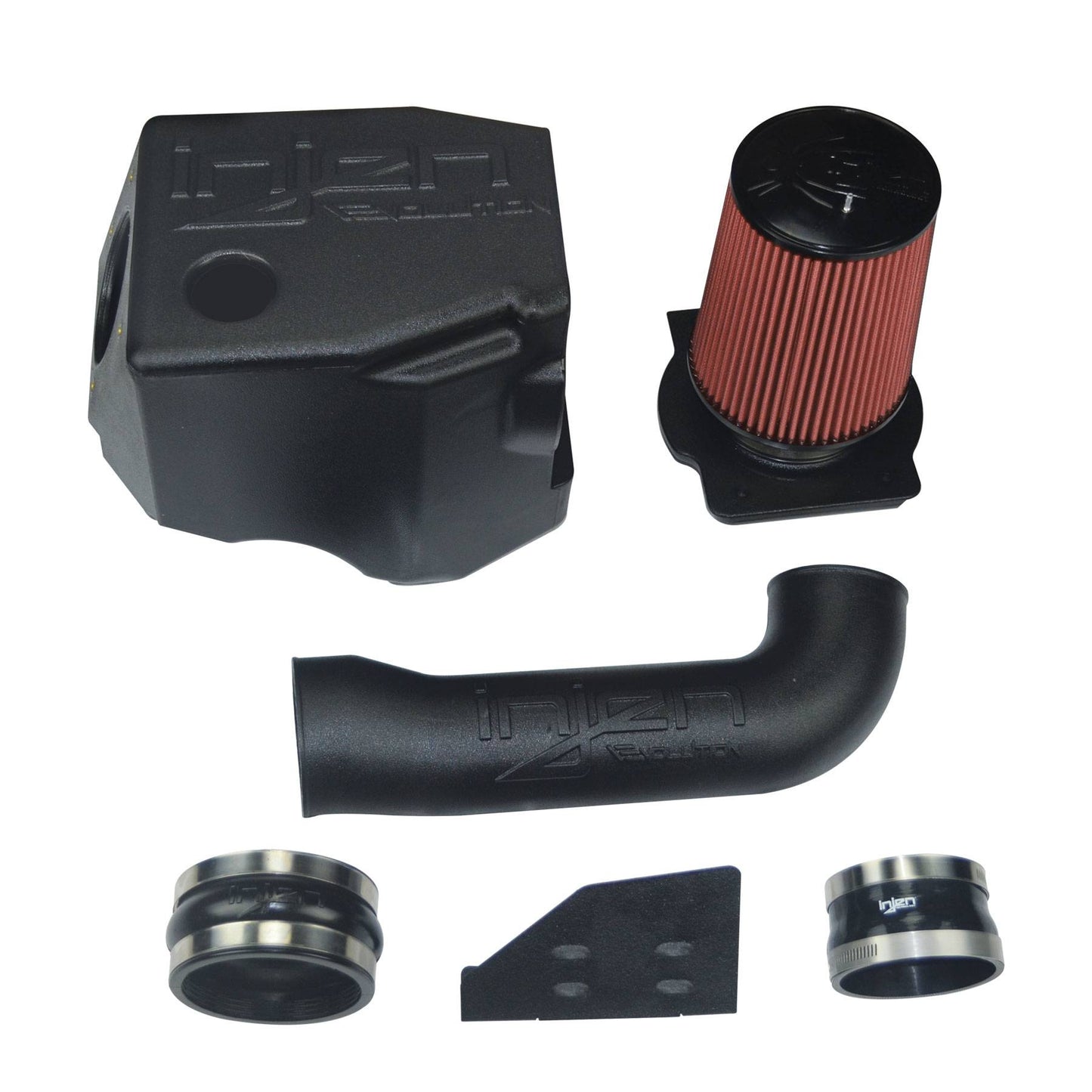 Injen 2012-2018 Jeep Wrangler V6-3.6L Evolution Cold Air Intake System (Oiled Air Filter) - EVO5008C Injen