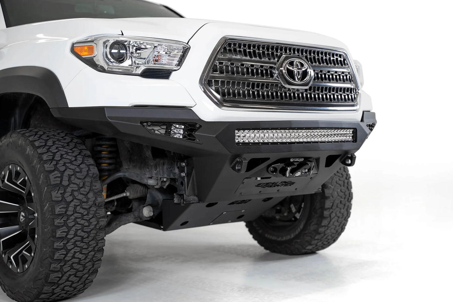 Addictive Desert Designs 2016-2023 Toyota Tacoma Stealth Fighter Winch Front Bumper - F681202200103 Addictive Desert Designs