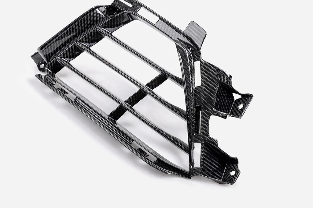 Anderson Composites 2022-2024 Cadillac CT5-v Blackwing Carbon Fiber Front Bumper Lower Grilles (Pair) - AC-LV22CT5BW