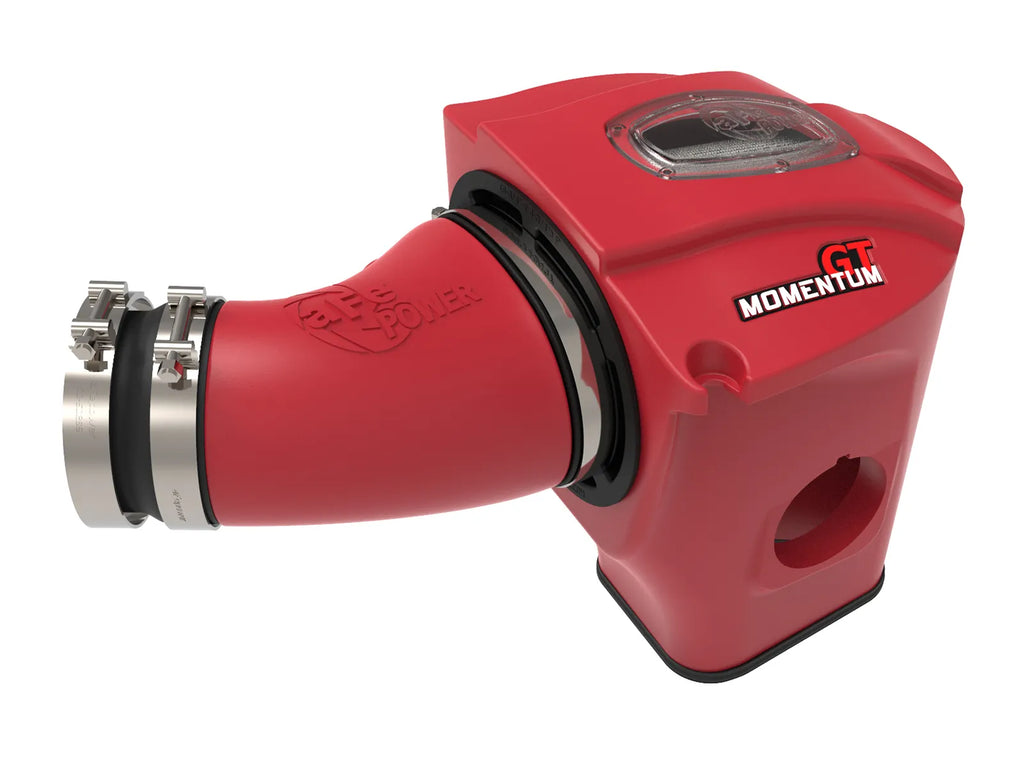 aFe Momentum GT Red Edition Cold Air Intake System w/Filter for 11-23 Dodge Challenger/Charger / Chrysler 300 (6.4L) - 51-72203-R