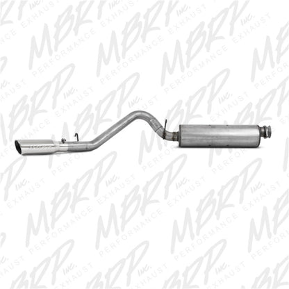 MBRP 2000-2006 Jeep Wrangler (JK) Inline-4 2.5L Inline-6 4.0L Cat Back Single Side - S5500AL MBRP