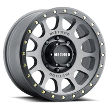 Load image into Gallery viewer, Method 305 NV TITANIUM - MATTE BLACK LIP 16x8 / 6x5.5 / 0/4.50, 108 Hub Bore - MR30568060800