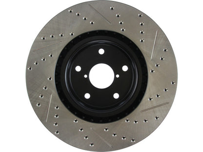 StopTech Slot/Drill Front Right Brake Rotor, Impreza, WRX STI - 127.47022R Stoptech