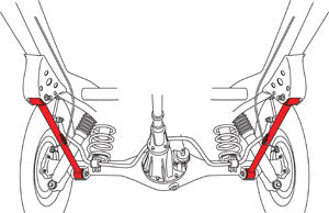 SPC Performance 96-02 Toyota 4Runner Rear Lower Control Arms 25945 SPC Performance