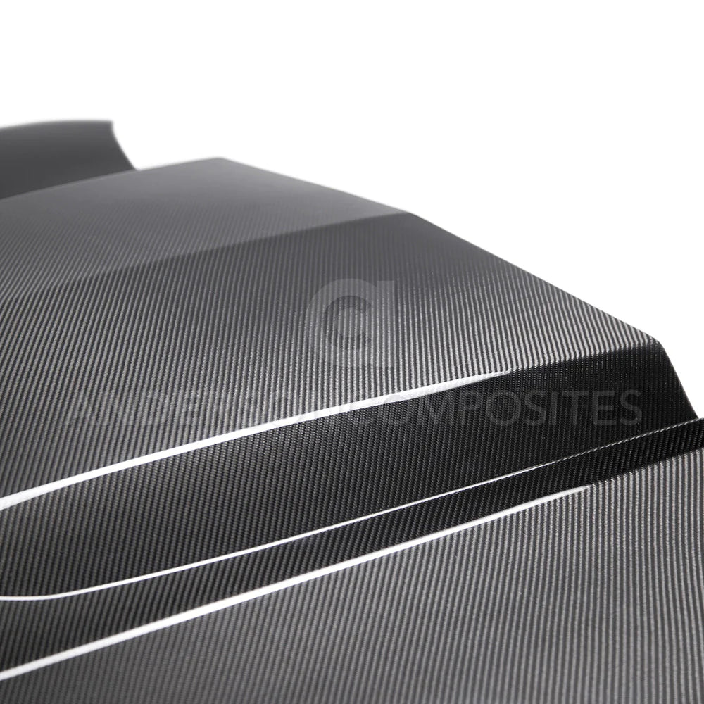 Anderson Composites 16-24 Chevrolet Camaro AZ Double Sided Carbon Fiber Hood AC-HD16CHCAM-AZ-DS Anderson Composites