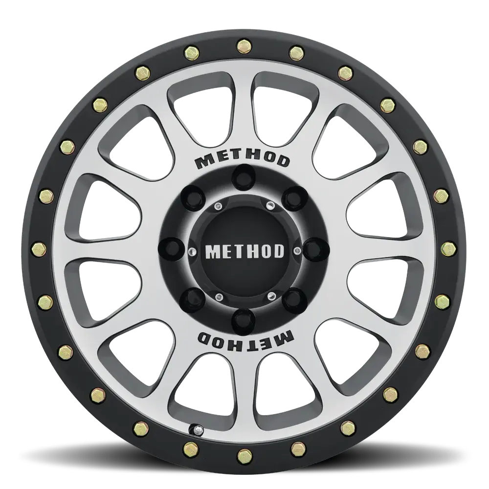 Method 305 NV MACHINED - MATTE BLACK LIP 17x8.5 / 8x170 / 0/4.75, 130.81 Hub Bore - MR30578587300 Method Wheels