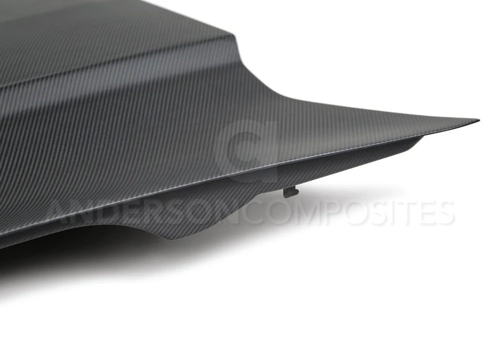 Anderson Composites 14-19 Corvette C7 Stingray Type-VS Dry Carbon Fiber Hood - AC-HD14CHC7-VS-DRY