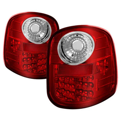 Spyder Ford F150 Flareside 97-03 LED Tail Lights Red Clear ALT-YD-FF15097FS-LED-RC