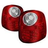 Spyder Ford F150 Flareside 97-03 LED Tail Lights Red Clear ALT-YD-FF15097FS-LED-RC