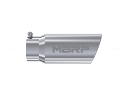 MBRP Universal Tip 5 O.D. Angled Rolled End 4 inlet 12 length - T5051 MBRP