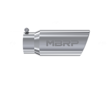 Load image into Gallery viewer, MBRP Universal Tip 5 O.D. Angled Rolled End 4 inlet 12 length - T5051