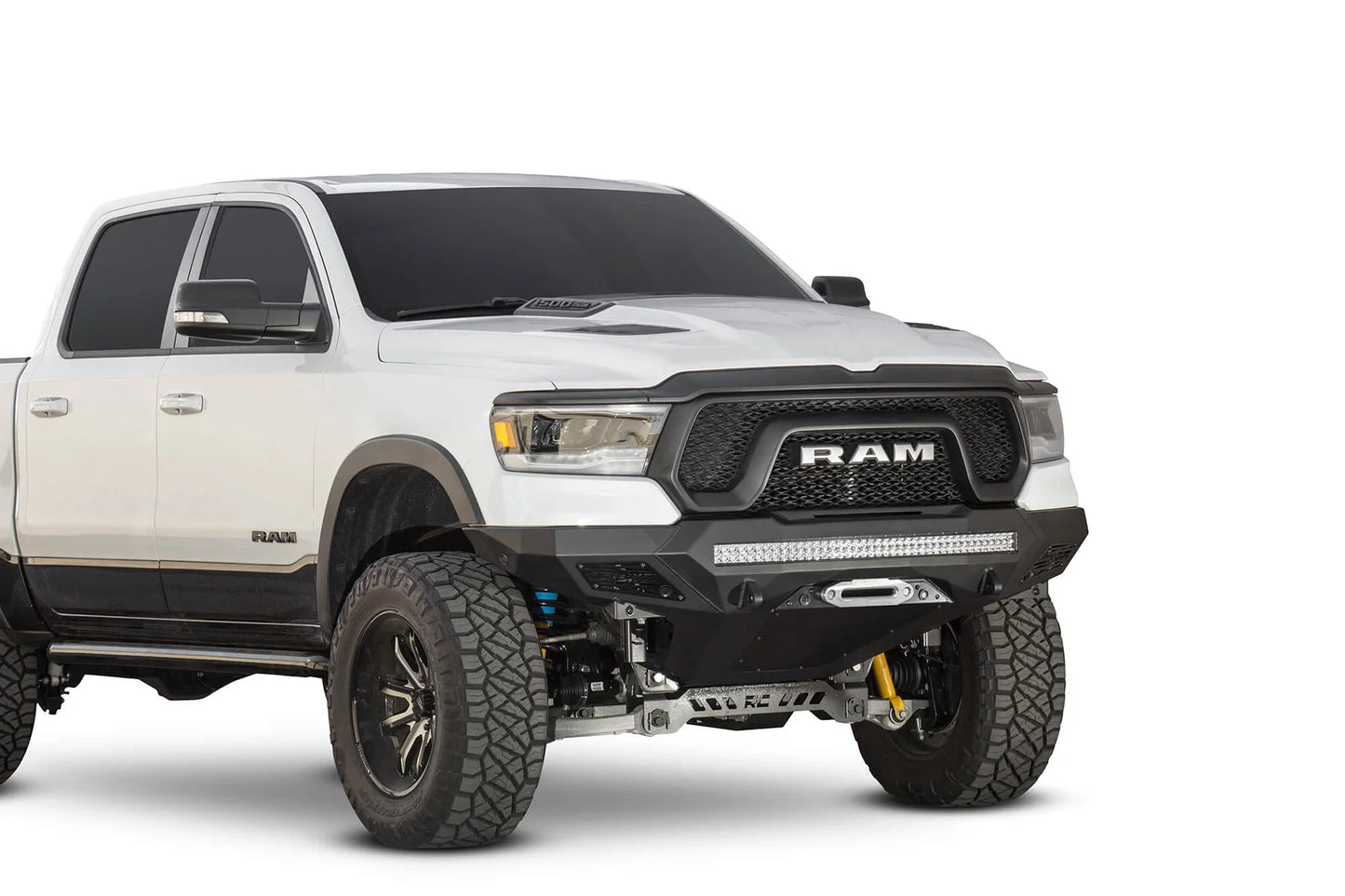 Addictive Desert Designs 2019-2023 Ram Rebel Stealth Fighter Winch Front Bumper - F611422770103 Addictive Desert Designs