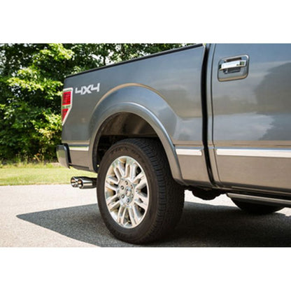 Roush 421711 Cat-Back Exhaust Kit 3" Stainless Steel With Dual Rear Side Exit 4" Tips 3.5L/5.0L/6.2L F-150 2011-2014/F-150 Raptor 2011-2014 Roush