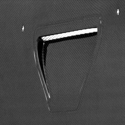 Seibon HD0809MITEVOX-TS Carbon Fiber TS-Style Hood for 2008–2015 Mitsubishi Lancer EVO X