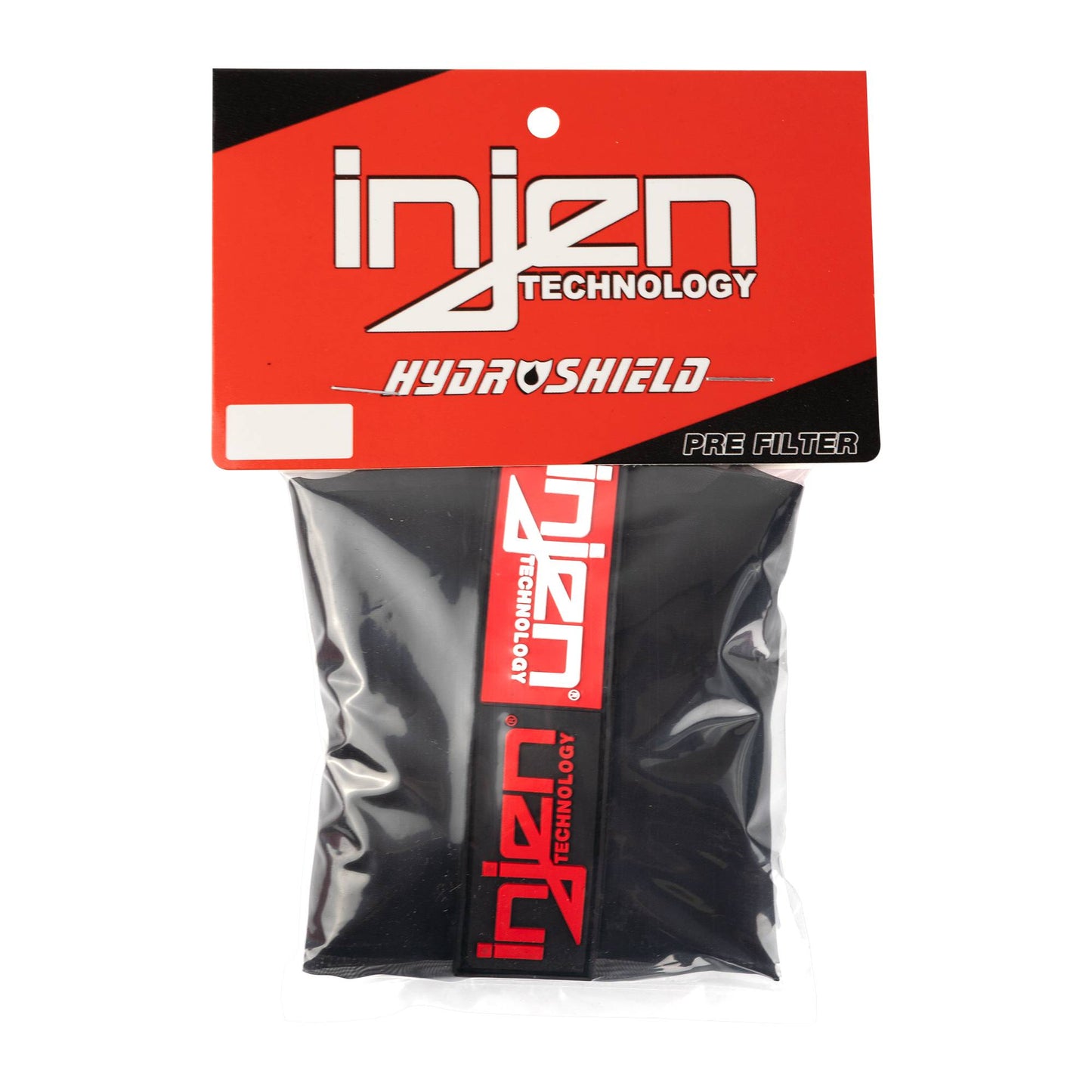 Injen Hydroshield (Oval Base x 8.0" Tall / 5.525"x7.00" Oval Top) - 1072BLK Fits Filter X-1060- 1072BLK