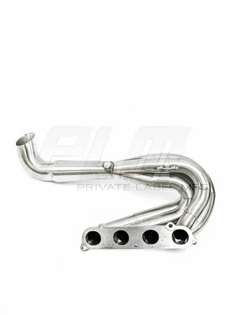 PLM Power Driven K-Series Hood Exit Race Header (4-1 Megaphone) Non-Lean - PLM-HK-HOOD-HEADER-SHIELD