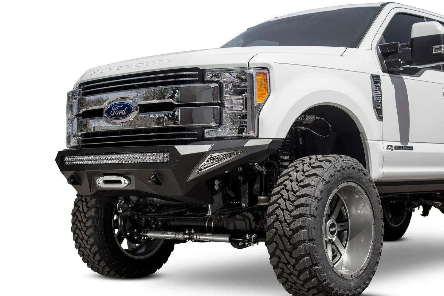 Addictive Desert Designs 2017-2022 Ford Super Duty Stealth Fighter Winch Front Bumper - Addictive Desert Designs