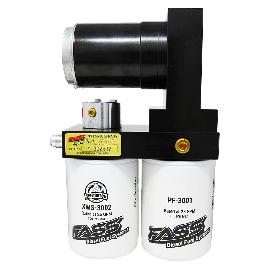 FASS Fuel Systems Titanium Signature Series Diesel Fuel System 100GPH (16-18 PSI) for Dodge Cummins 5.9L and 6.7L 2005-2018 & 2021-2023, Stock-600hp, (TSD07100G)