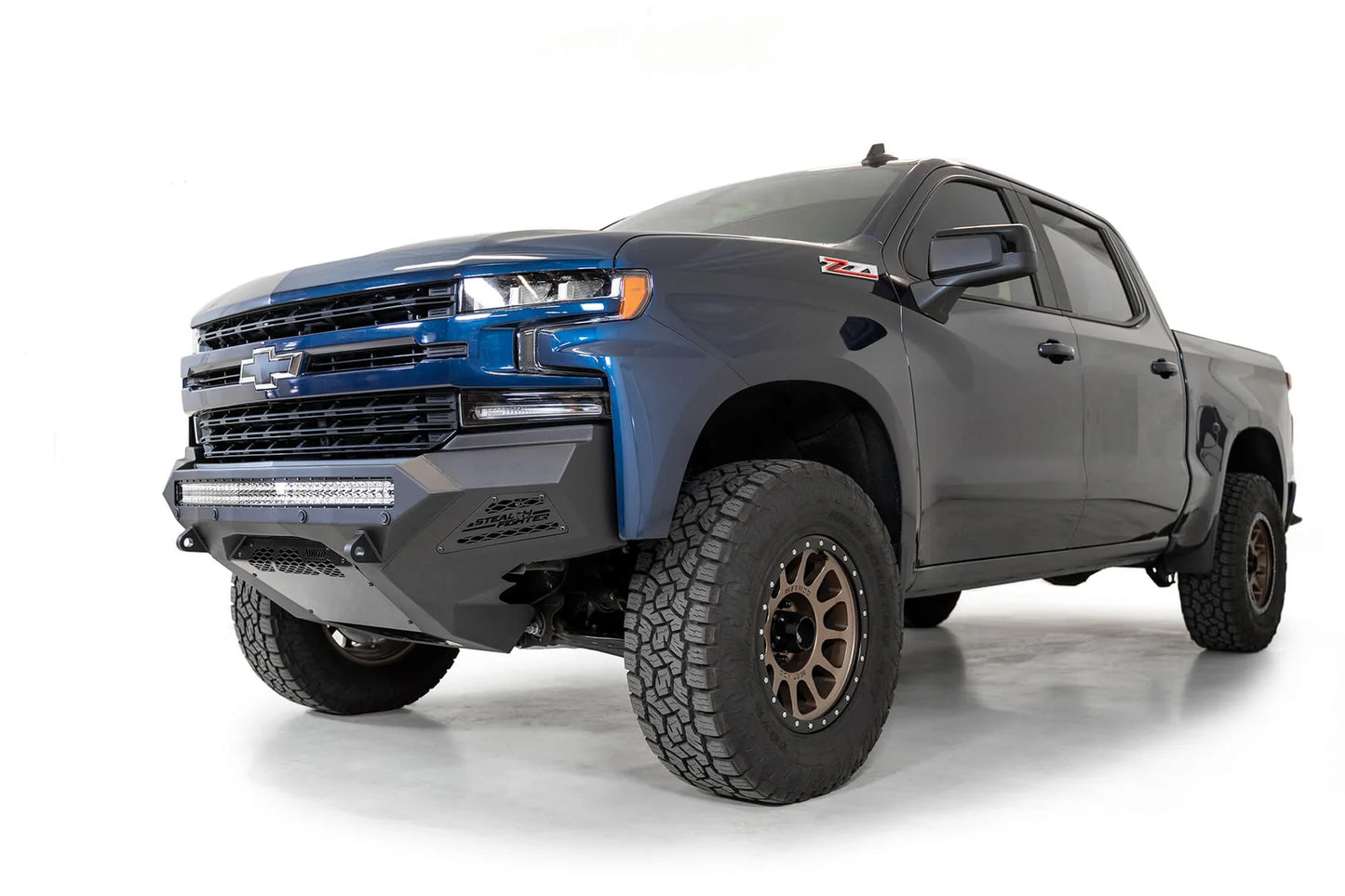 Addictive Desert Designs 2019-2021 Chevy Silverado 1500 Stealth Fighter Front Bumper - F441763030103 Addictive Desert Designs