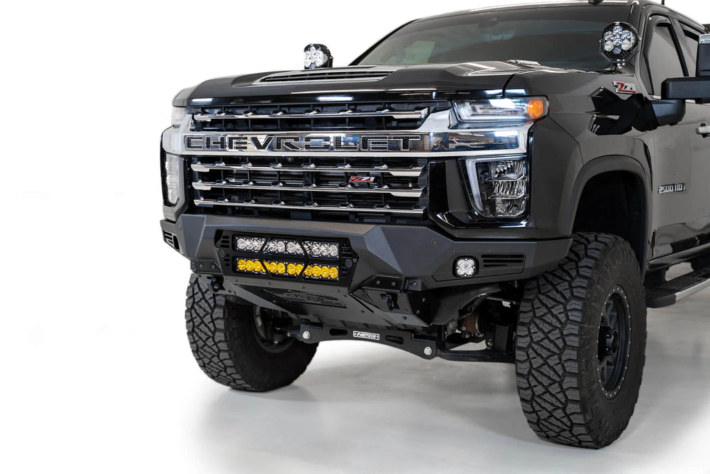 Addictive Desert Designs 2020-2022 Chevy 2500/3500 Bomber Front Bumper (20 Inch Lights) - F270012140103