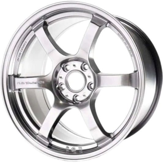 Gram Lights 57DR 18x9.5 +38 5-114.3 Grace Silver Wheel Gram Lights