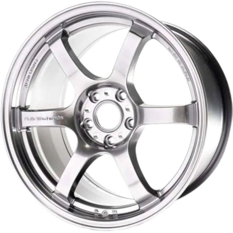 Gram Lights 57DR 17x9.0 +22 5-114.3 Grace Silver Wheel Gram Lights