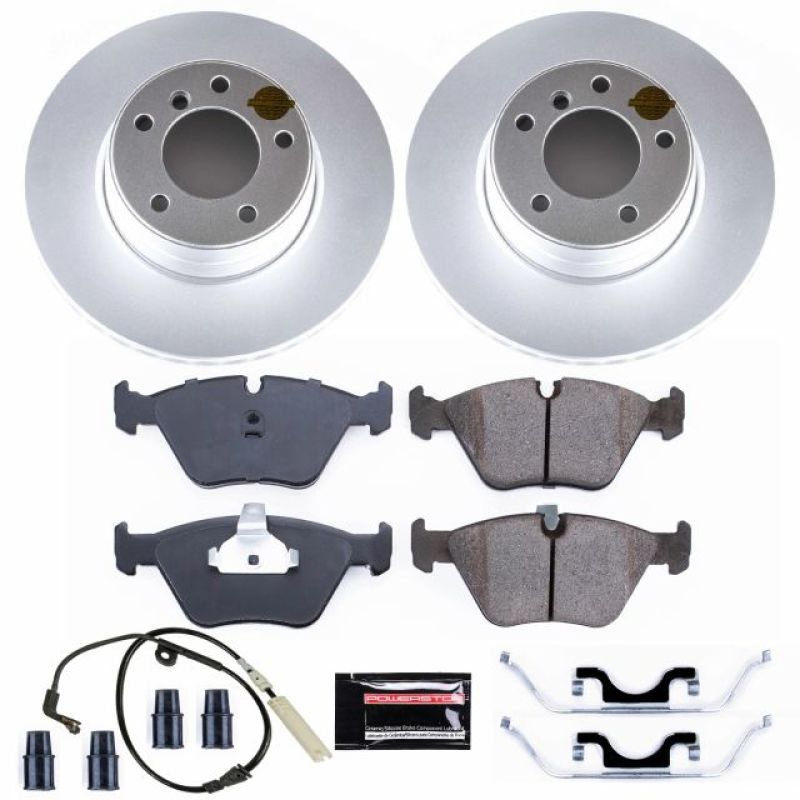 Power Stop 04-05 BMW 525i Front Z23 Evolution Sport Coated Brake Kit PowerStop