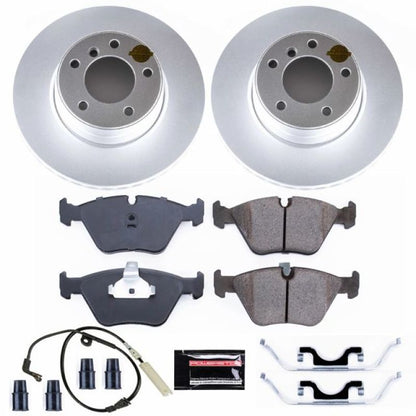 Power Stop 04-05 BMW 525i Front Z23 Evolution Sport Coated Brake Kit PowerStop