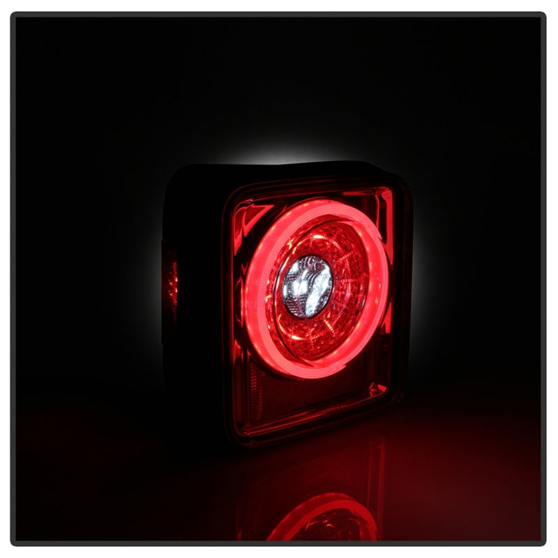Spyder 19-20 Jeep Wrangler - Full LED Tail Lights - Seq Turn Signal - Chrome ALT-YD-JW19-SEQ-C SPYDER