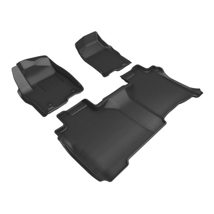 3D MAXpider KAGU 1st & 2nd Row Floor Mats for Sierra 2500 / 3500 Double Cab 2019-2026 - L1GM04201509