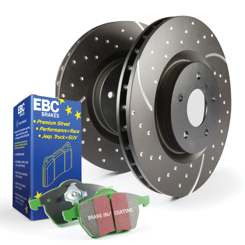 EBC Stage 3 GreenStuff Brake Pads and GD Rotors Kit - S10KF1012