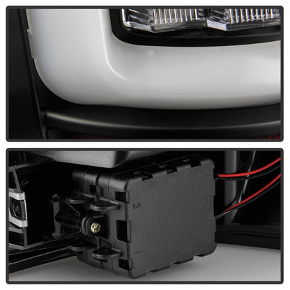 Spyder 99-04 Jeep Grand Cherokee - Light Bar Led Tail Lights - Black - ALT-YD-JGC99V3-BK SPYDER