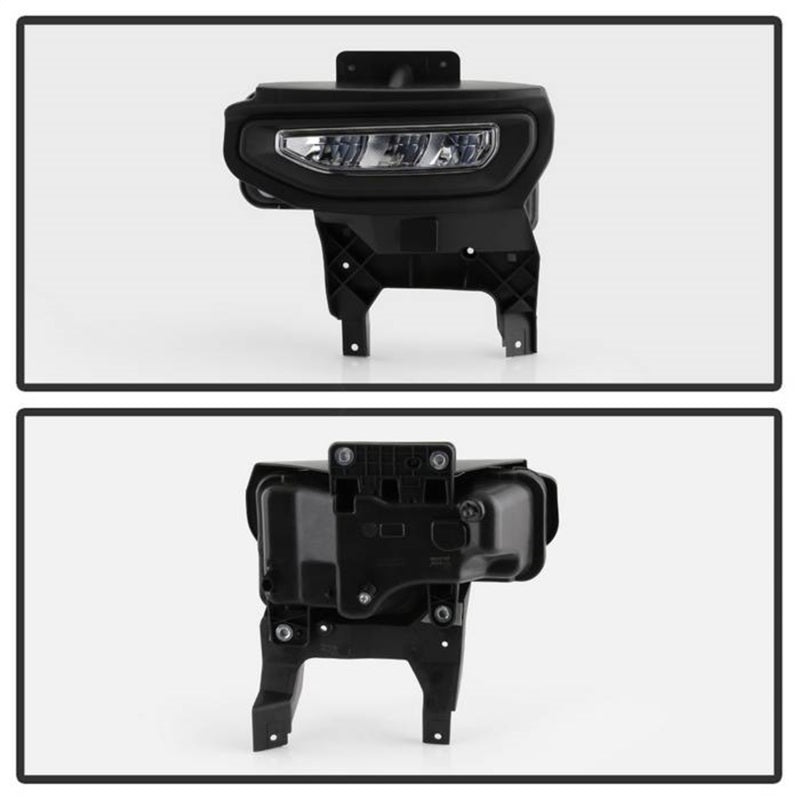 Spyder 16-18 GMC Sierra 1500 OEM Style Full LED Fog Light w/Switch - Clear (FL-GS2016-LED-C) SPYDER