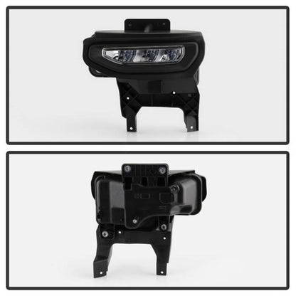 Spyder 16-18 GMC Sierra 1500 OEM Style Full LED Fog Light w/Switch - Clear (FL-GS2016-LED-C) SPYDER