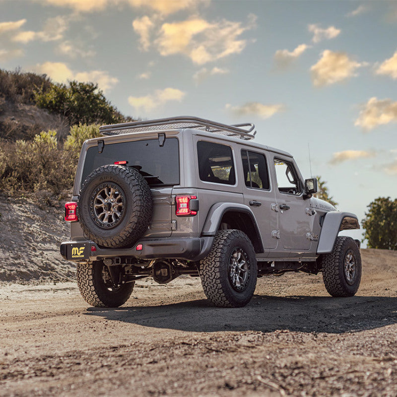 MagnaFlow Cat-Back 2021 Jeep Wrangler 6.4L Rock Crawler Series Dual Exit Stainless Exhaust Magnaflow