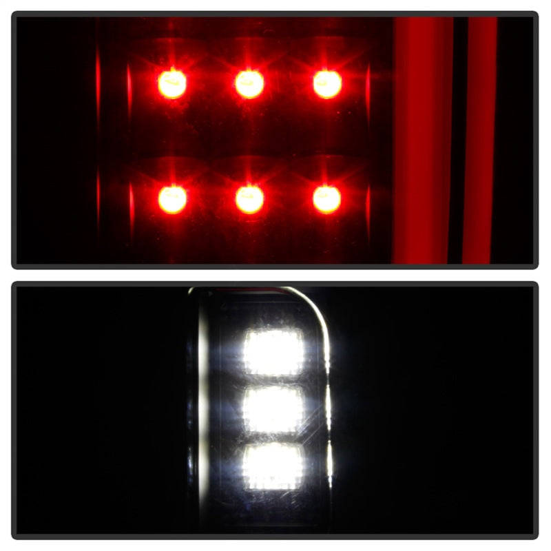 Spyder Chevy Silverado 19-20 LED Tail Light Black ALT-YD-CS19HAL-BK SPYDER