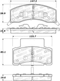 StopTech Premium Ceramic Brake Pads - 308.04590