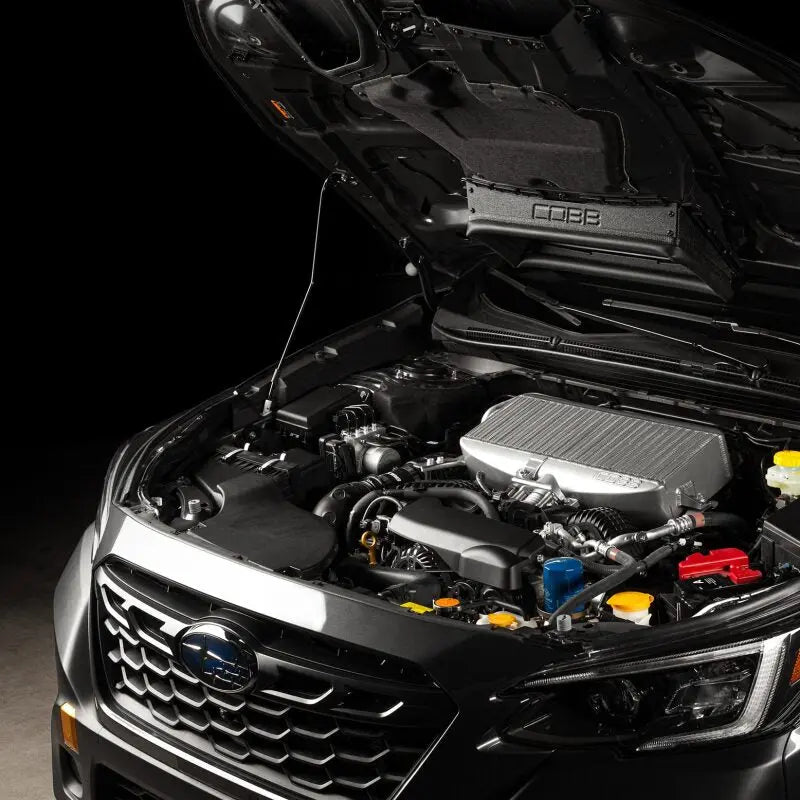 COBB 20-24 Subaru Outback XT/Legacy XT/OB Wilderness Top Mount Intercooler Kit - Black B43410-BK COBB