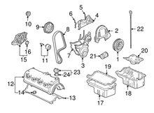 Load image into Gallery viewer, Genuine OEM Honda Lower Timing Cover Civic 2001-2005 (11811-PLC-000) X1