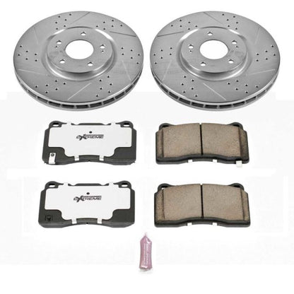 Power Stop 03-06 Mitsubishi Lancer Front Z26 Street Warrior Brake Kit PowerStop