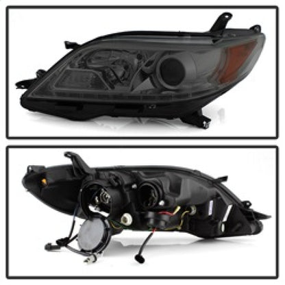 Spyder 11-14 Toyota Sienna Projector Headlights - DRL LED - Smoke PRO-YD-TSEN11-DRL-SM SPYDER
