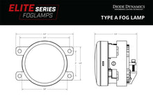 Load image into Gallery viewer, Diode Dynamics Elite Series Type A Fog Lamps - White (Pair)