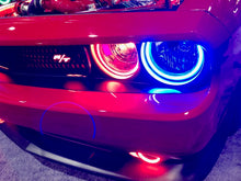 Load image into Gallery viewer, Oracle 08-14 Dodge Challenger Dynamic Surface Mount Headlight Halo Kit - ColorSHIFT - Dynamic