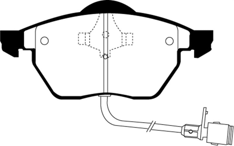 EBC YellowStuff Front Brake Pads - DP4836R