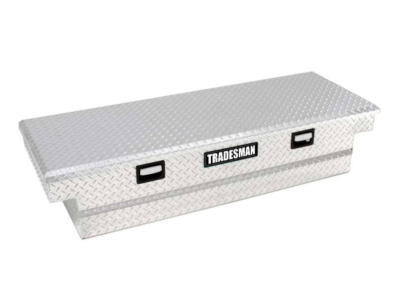 Tradesman Aluminum Single Lid Cross Bed Truck Tool Box (63in.) - Brite Tradesman