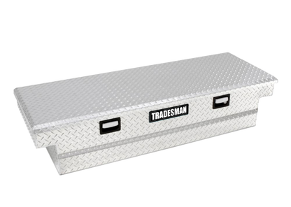 Tradesman Aluminum Single Lid Cross Bed Truck Tool Box (63in.) - Brite Tradesman